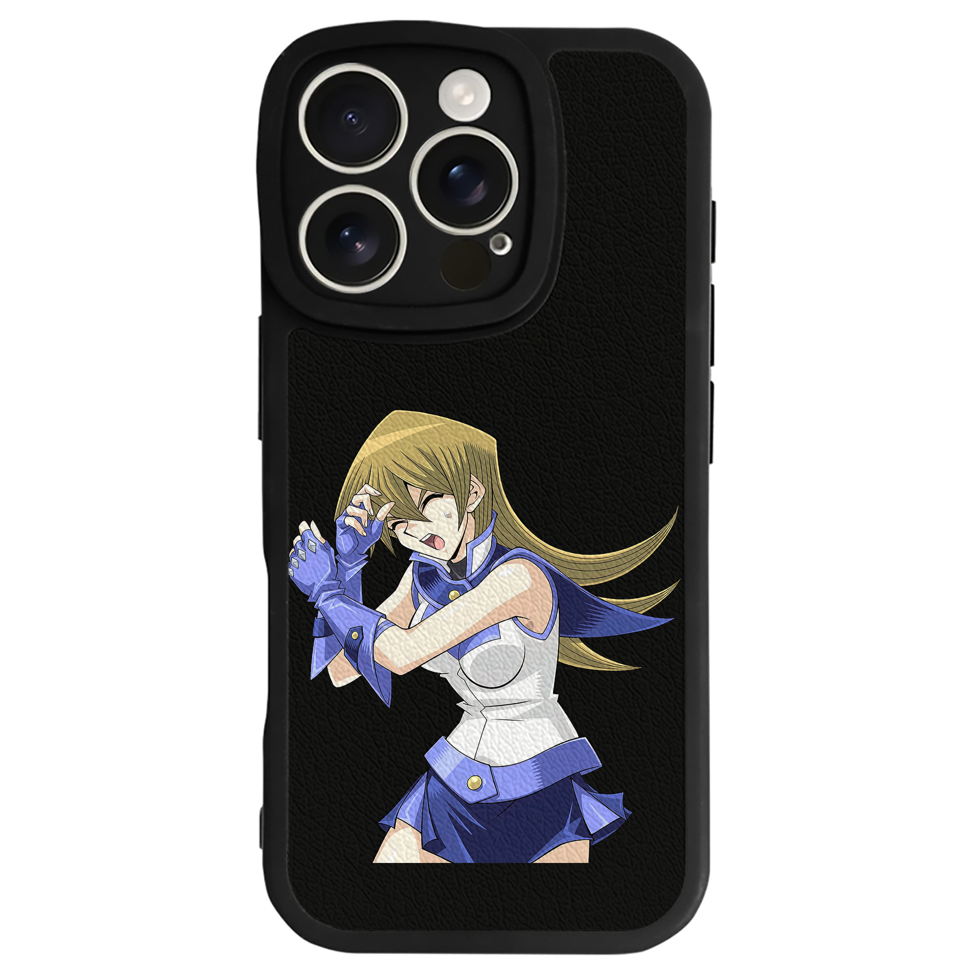 （画像用） 遊☆戯☆王 Yu-Gi-Oh! 【iPhone 16シリーズ対応】シリコンスマホケース（レザー調） 材質：シリコン